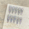 Full-Coverage Bling Egyptian Queen Press-On Nails