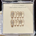 Cat's Eye Icy Sheer Press-on Nails