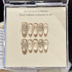 Cat's Eye Icy Sheer Press-on Nails