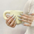 Full-Coverage Bling Egyptian Queen Press-On Nails