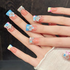 Carved Duckbill Press-On Nails