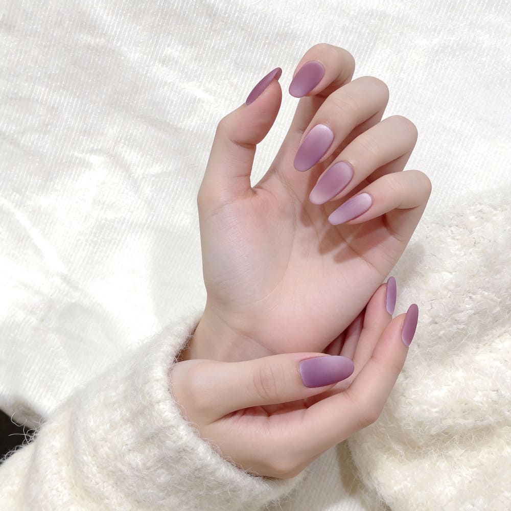 Daily Pink-Purple Gradient Press-On Nails