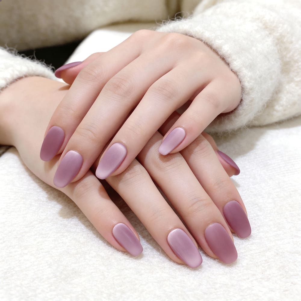 Daily Pink-Purple Gradient Press-On Nails